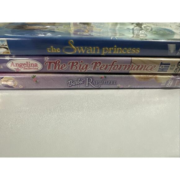 Lot Of 3 Movies- Barbie, Swan Princess, Angelina - Picture 5 of 5
